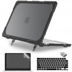Batianda Standl� MacBook Neo Laptop K�l�f Seti-Black