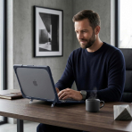 Batianda Standl� MacBook Neo Laptop K�l�f Seti-Indigo