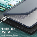 Batianda Standl� MacBook Neo Laptop K�l�f Seti-Indigo