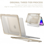 Batianda Standl� MacBook Neo Laptop K�l�f Seti-Rock Gray