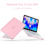 Batianda Ultimate Slim MacBook Neo Laptop K�l�f Seti-Blush