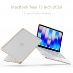 Batianda Ultimate Slim MacBook Neo Laptop K�l�f Seti-Light Beige