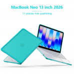 Batianda Ultimate Slim MacBook Neo Laptop K�l�f Seti-Light Blue