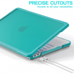 Batianda Ultimate Slim MacBook Neo Laptop K�l�f Seti-Light Blue