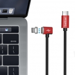 Belker MacBook Pro MagSafe Manyetik USB C to USB C Balants-Red