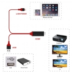 Belker Tech Lightning to HDMI Adaptr (Krmz)