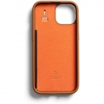 Bellroy Apple iPhone 15 Czdan Deri Klf-Terracotta