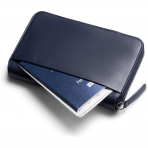 Bellroy Travel Folio Deri Kadn Czdan(Navy)