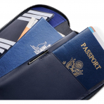 Bellroy Travel Folio Deri Kadn Czdan(Navy)
