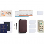 Bellroy Travel Folio Deri Kadn Czdan(DeepPlum)