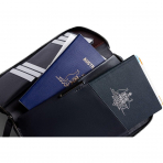 Bellroy Travel Folio Deri Kadn Czdan(DeepPlum)