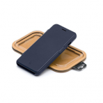 Bellroy iPhone 8 Plus Deri Czdan Klf-Blue Steel