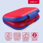 Bentgo Chill Blmeli Beslenme Kutusu (Red/Royal)