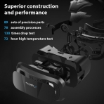 BlitzWolf 3D VR Sanal Gereklik Gzl, Bluetooth Uzaktan Kumanda Oyun Kutusu