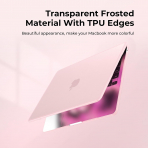 BlueSwan Anti-Cracking MacBook Air K�l�f� (13.6 �n�)-Frosted Pink