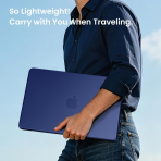 BlueSwan Kaymaz Y�zey MacBook Neo Laptop K�l�f�-Indigo Clear