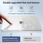 BlueSwan Kaymaz Y�zey MacBook Neo Laptop K�l�f�-Matte Clear