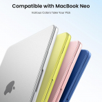 BlueSwan Kaymaz Y�zey MacBook Neo Laptop K�l�f�-Matte Clear