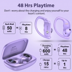 Bmani Bluetooth Kancal Kulak i Kulaklk-Purple