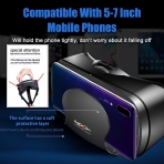 Misisi Denetleyicili VR 3D Sanal Gereklik Gzl-Black