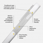 BodyGuardz Ace Pro Serisi iPhone 14 Pro Max MagSafe Uyumlu Klf -Gravity