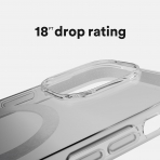 BodyGuardz Ace Pro Serisi Apple iPhone 15 Pro Max MagSafe Uyumlu Klf -Clear Black
