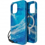 BodyGuardz Carve Marble Serisi Apple iPhone 15 Pro Max Klf(MIL-STD-810G)-Blue