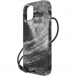 BodyGuardz Carve Marble Serisi Apple iPhone 15 Klf(MIL-STD-810G)-Black