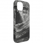BodyGuardz Carve Marble Serisi Apple iPhone 15 Klf(MIL-STD-810G)-Black