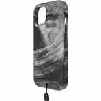 BodyGuardz Carve Marble Serisi Apple iPhone 15 Klf(MIL-STD-810G)-Black
