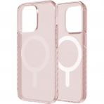 BodyGuardz Carve Serisi iPhone 14 Pro Max effaf Klf-Rose Quartz