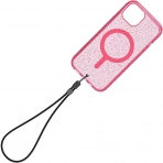 BodyGuardz Carve Serisi Apple iPhone 15 effaf Klf-Pink Glitter