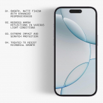 BodyGuardz Matte Glass iPhone 18 Pro Max Ekran Koruyucu