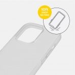 BodyGuardz Solitude Serisi iPhone 14 Pro Darbeye Dayankl Klf-Clear