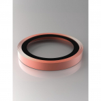 BodyGuardz iPhone 17 Pro Max Kamera Lens Koruyucu-Rust Orange