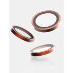 BodyGuardz iPhone 17 Pro Max Kamera Lens Koruyucu-Rust Orange