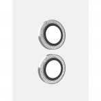 BodyGuardz iPhone 17 Kamera Lens Koruyucu-Silver Glitter