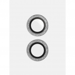 BodyGuardz iPhone 17 Kamera Lens Koruyucu-Silver Glitter