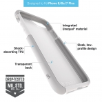 BodyGuardz iPhone 8 Plus Klf-Clear Gray