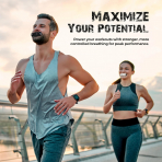 Bodyssey Premium Silikon Ak�ll� Nefes Egzersiz Cihaz�-White