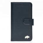 Burkley Case iPhone X Deri C�zdan K�l�f-Saffiano Navy Blue