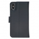 Burkley Case iPhone X Deri Czdan Klf-Saffiano Navy Blue