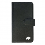 Burkley Case iPhone X Deri C�zdan K�l�f-Pebble Black