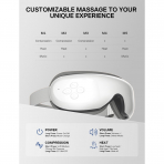 Burrki Bluetooth Destekli Ak�ll� G�z Masaj Aleti-White