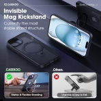 CASEKOO MagicStand iPhone 15 Manyetik Klf 