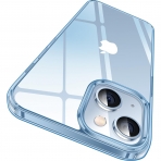 CASEKOO iPhone 15 Uyumlu effaf Klf-Blue