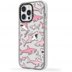 CASETiFY iPhone 13 Pro Max K�l�f-Pink Sharks