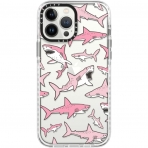 CASETiFY iPhone 13 Pro Max K�l�f-Pink Sharks