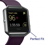 CAVN Fitbit Blaze Smart Watch Temperli Cam Ekran Koruyucu (3 Adet)