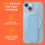CLCKR MagSafe Uyumlu Standl iPhone 15 Tutucu-Light Blue